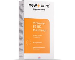 New Care Vitamine B6 B12 Foliumzuur - 60 zuigtabletten - NZVT - vegan