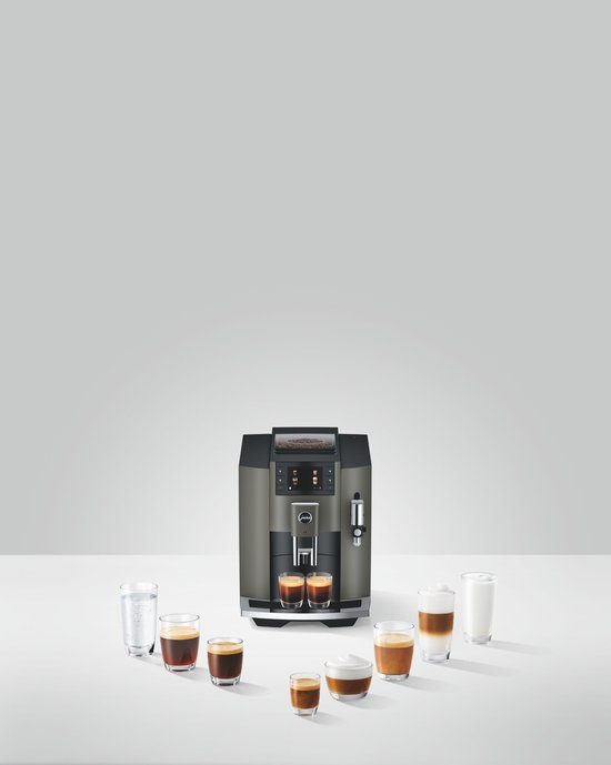 JURA - E8 Dark Inox (EC) - Volautomatische espressomachine