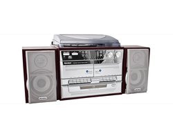 WNHB® Stereo Set Met Platenspeler - All-in-One Muzieksysteem Met Bluetooth USB en FM Radio