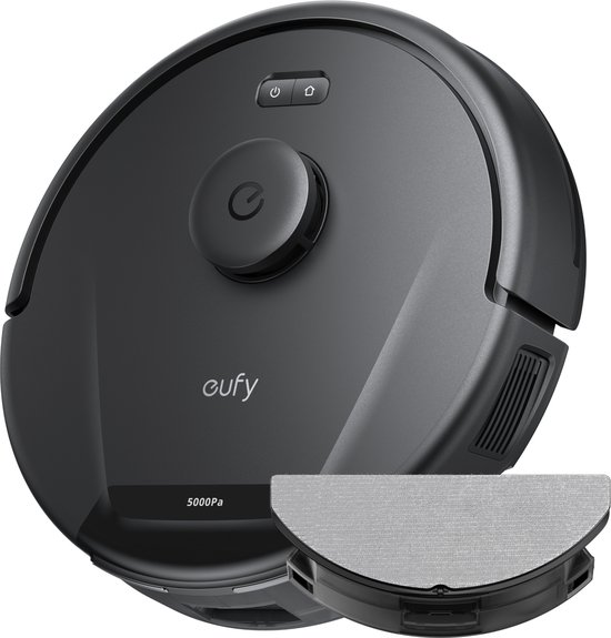 eufy Clean L60 Hybrid Robotstofzuiger met dweilfunctie - Robot Vacuum - 5.000 Pa Zuigkracht, Bestuurbaar via smartphone