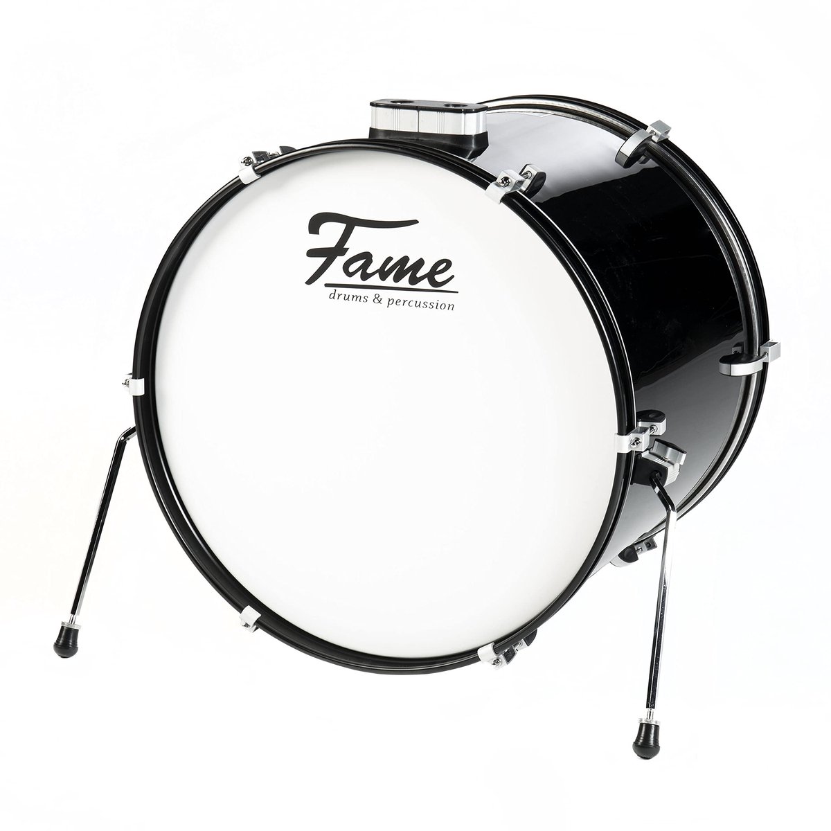 Fame First Step Bass Drum 22"x18" Piano Black - Bass drum