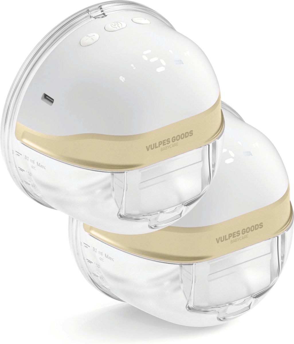 Bol.com Vulpes Goods® BabyCare - Handsfree Borstkolf - Elektrische Draadloze Borstkolf – Dubbele Borstkolf - Draagbaar & Handsfr... aanbieding