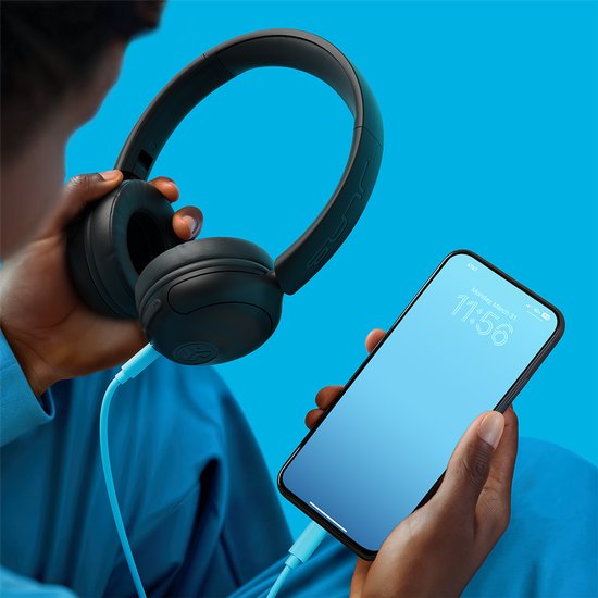 JLab Studio 2 Koptelefoon Draadloos – Hoofdtelefoon met Zachte Oorkussens – Onear Design – 45 Uur Speeltijd – Bluetooth Multipoint – Aanpasbare Equalizer Instellingen – Inklapbaar – LabShare Modus - Zwart