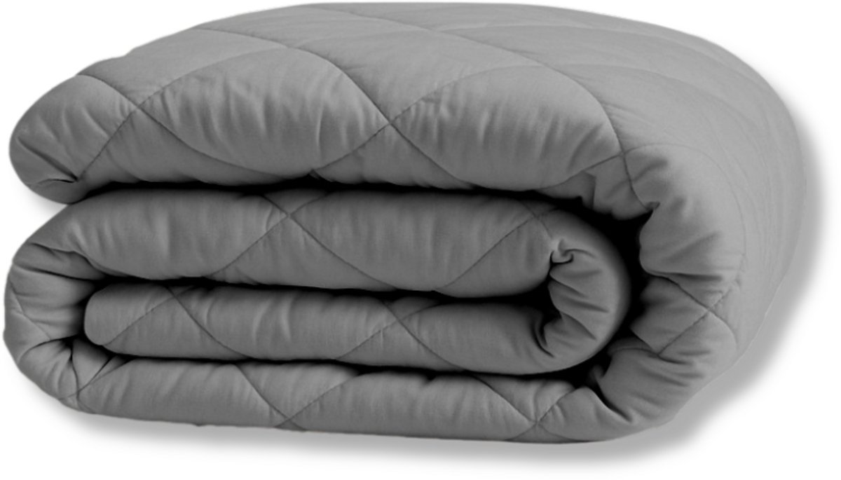 Y-NOT - Dekbed Zonder Overtrek 140x220 - All Season - Zacht & Wasbaar - Grijs