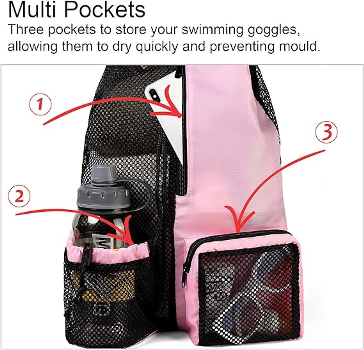 SpigenAqua Shield Waterdichte Tas Set [20L 2L] Dry Bag