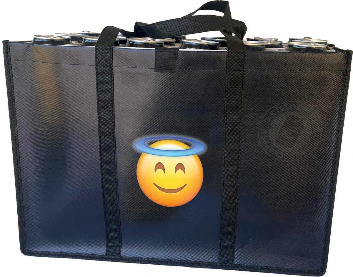 Angel –Combiset Statiegeldtas - boodschappentas + 2 koelementen met eerbetoon aan iconische artiesten – met handig klittebandsysteem