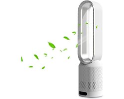 Tower Fan Bladeless Fan 20" Bladeless Tower Fan 8 Speeds Met Remote Control-Timer Function-2H Timer-80° Swing-Super Quiet-Easy To Clean-Portable Oscillating Fan Voor Bedroom-Kitchen-Office