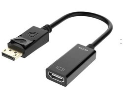 DisplayPort naar HDMI Kabel 4K – DP naar HDMI Adapter – Plug & Play – Voor TV, Monitor, Beamer, PC