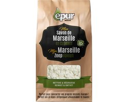 Epur Natural Marseille Zeepvlokken 750g — Natuurlijke Savon de Marseille in Vlokken — Voor Wasmachine, Handwas, Wol, DIY Wasmiddel & Huishoudelijk Schoonmaken