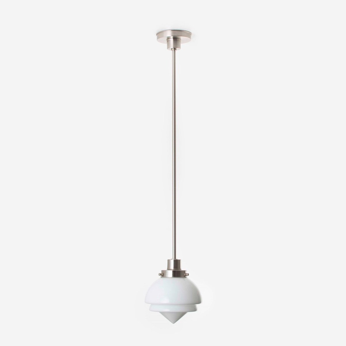 Coloured by Art Hanglamp Small Pointy 20's Matnikkel - Art Deco Trade