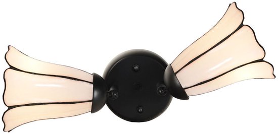 Art Deco Trade - Double spot Zwart avec Liseron Akkerwinde