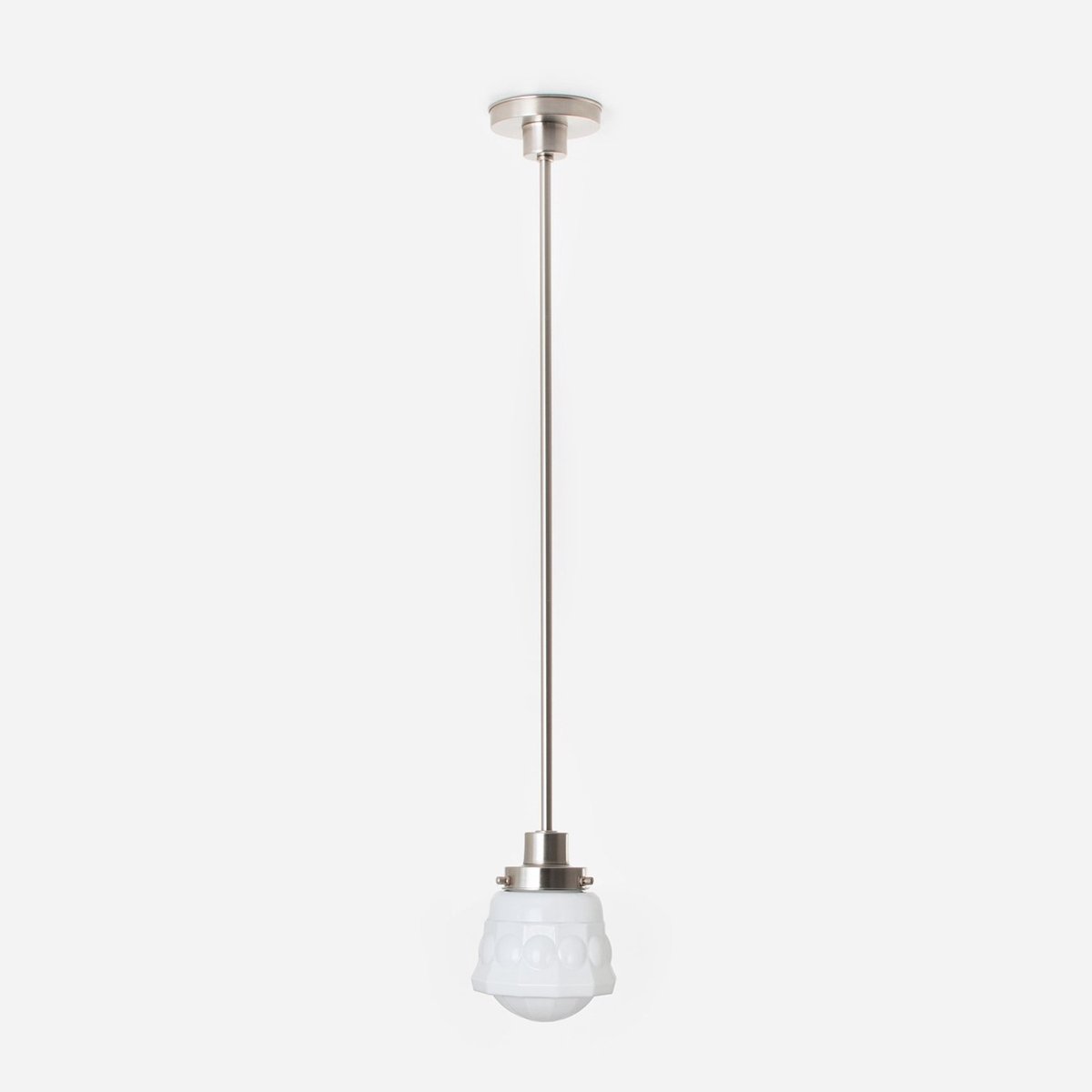 Coloured by Art Hanglamp Weimar 20's Matnikkel - Art Deco Trade