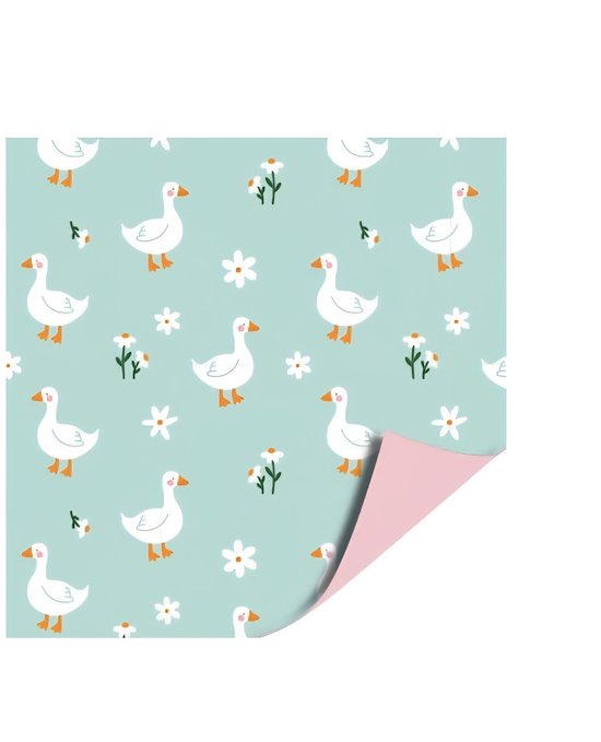 Geboorte 3x inpakpapier/cadeaupapier baby 200 x 70 cm ooievaar print Geboorte 3x inpakpapier/cadeaupapier baby 200 x 70 cm ooievaar print