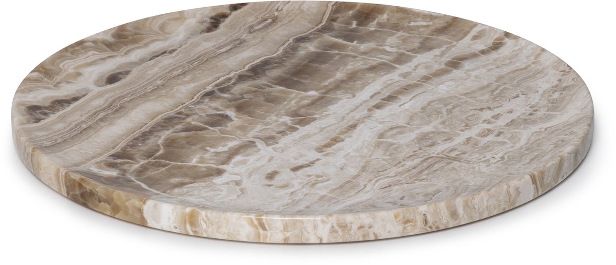 Mooisa Marmer Sandal onyx dienblad rond 40cm - MOOISA