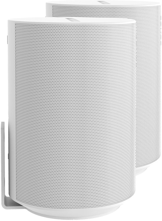 Foto: Cavus ultra slim draaibare muurbeugel voor sonos era 100 set van 2 wit