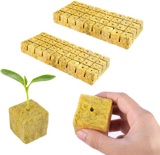 Steinwolle 4 Zoll 10cm Pflanz würfel Gartenbau Anbau medien block für Tomaten gu