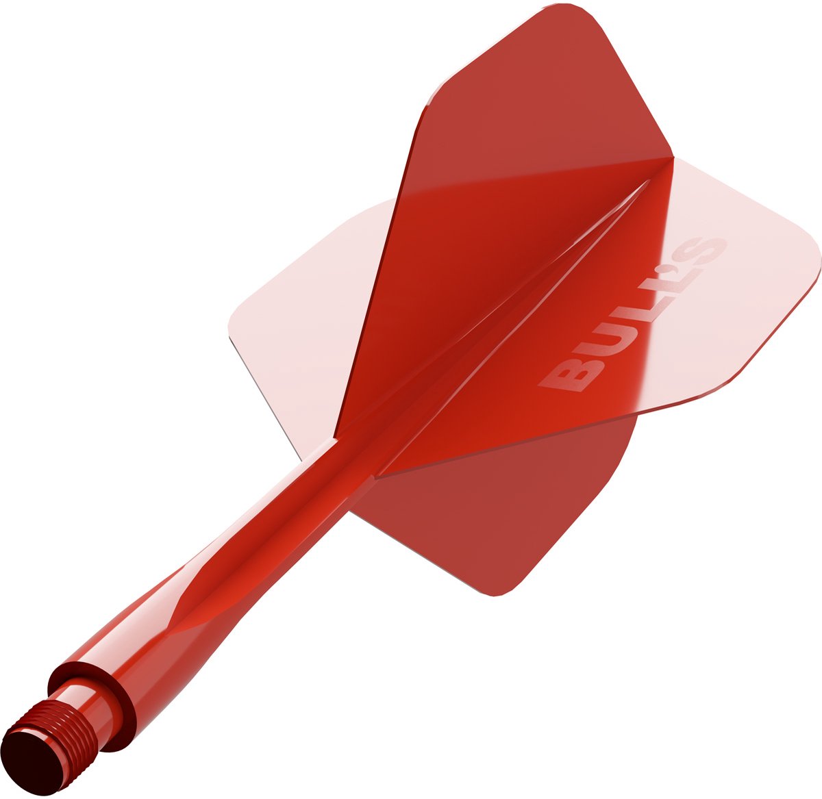Bull's Union Pro Flight System - Medium - Rood - Shaft & Flight in 1