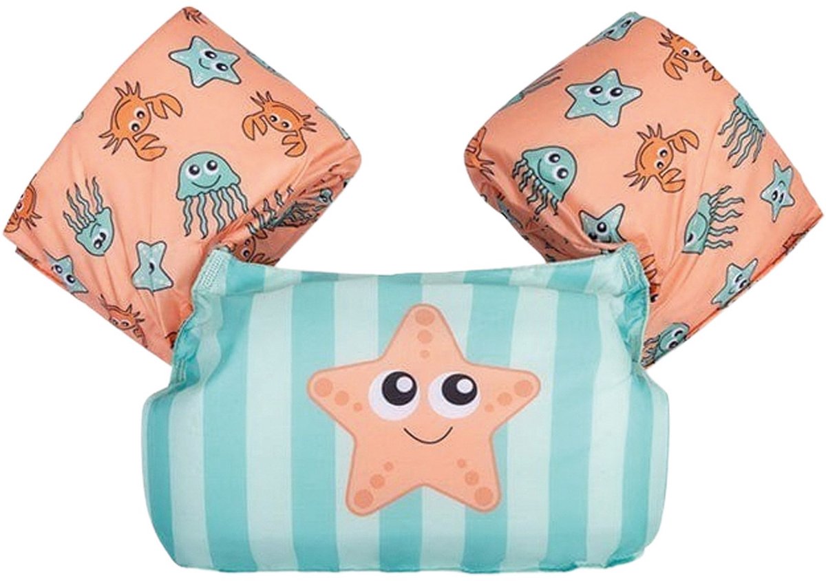 Swim Essentials Puddle Jumper - Groen/Roze - Animal Bands - 2/6 Jaar — afbeelding 10