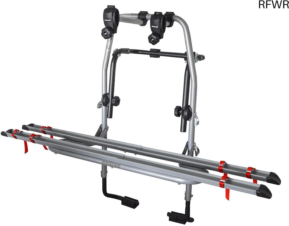RFWR® Fietsendrager voor 2 Fietsen van Staal met Inklapbare Rails