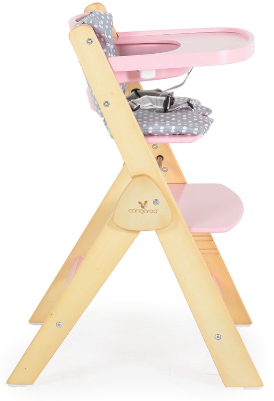 Cangaroo Caramel Pink 2-in-1 Meegroei Kinderstoel van Cangaroo — afbeelding 4