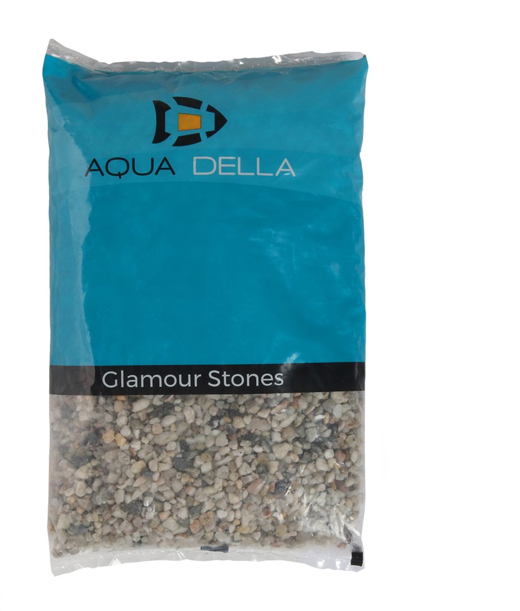 Aqua Della - Aquariumbodembedekking - Vissen - Aquariumgrind Light Coarse 3-6mm - 2kg - 1st