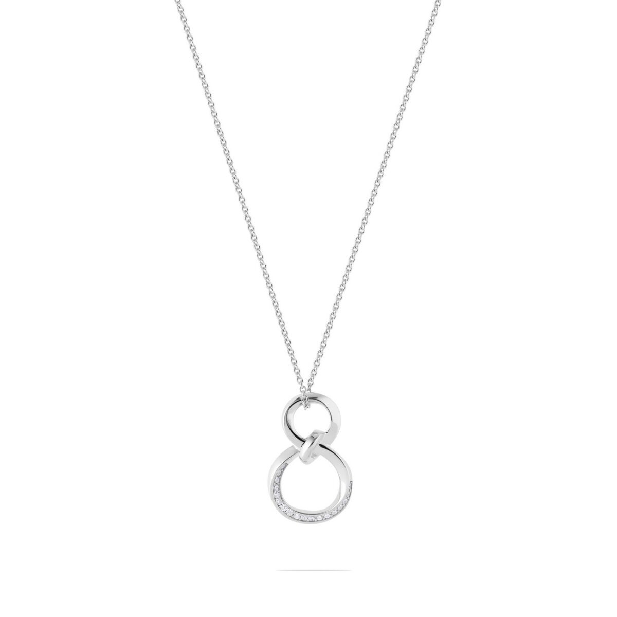 Jette - 89207958 - Ketting - Dames - 925 Zilver - gepolijst met Zirkonia - 45cm