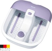 Beurer FB 12 Elektrisch voetenbad - Voetmassage - Trillings- en bubbelmassage - 1 Massage opzetstuk - Tot schoenmaat 50 - Warm water blijft warm - Anti slip - Aftap opening - 60 Watt - 3 Jaar garantie