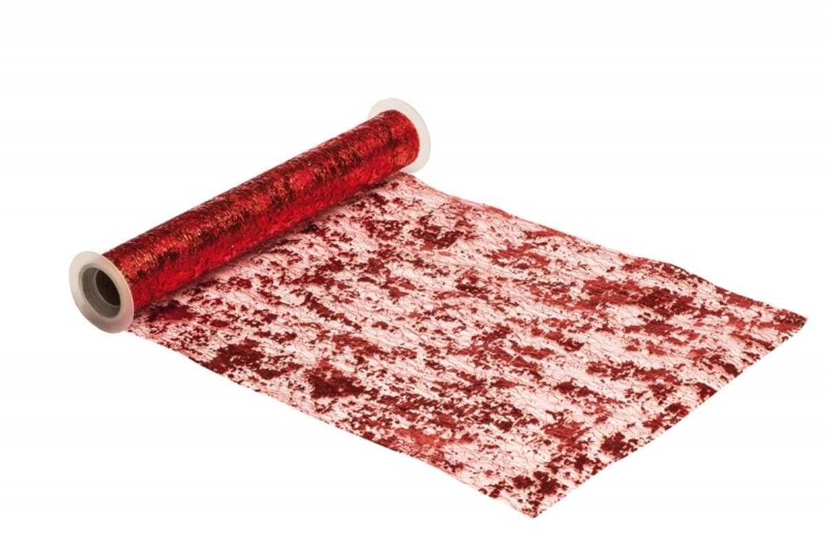 Tafelloper Rood Shiny 29cm x 5m