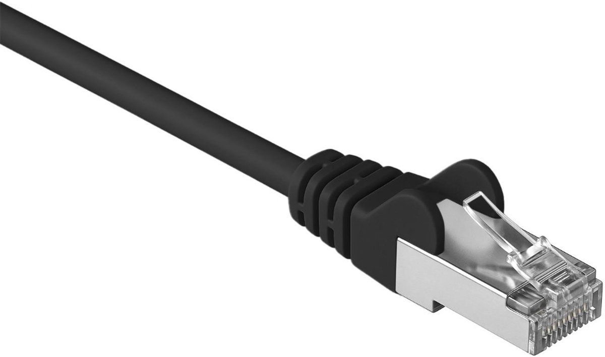 Goobay CAT 5e Patch Cable, SF/UTP, black 5 m