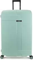 Decent TRANSIT 2.0 Spinner TSA Reiskoffer vaste sluiting 135 liter – Grote maat koffer 82x54x32,5 – Reiskoffer met wielen - Lichtgewicht koffer – Reiskoffer groot - Veilig TSA Cijferslot – Mintgroen