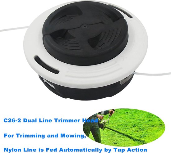 Geschikt voor Toepasbaar STIHL FS 55 / 56 / 70 / 94 / 91 / 111 / 131 / 240 M10 x 1.0 Vervanging c26 - 2 LINKER Draadkop - Ster van Merkloos	 — afbeelding 5