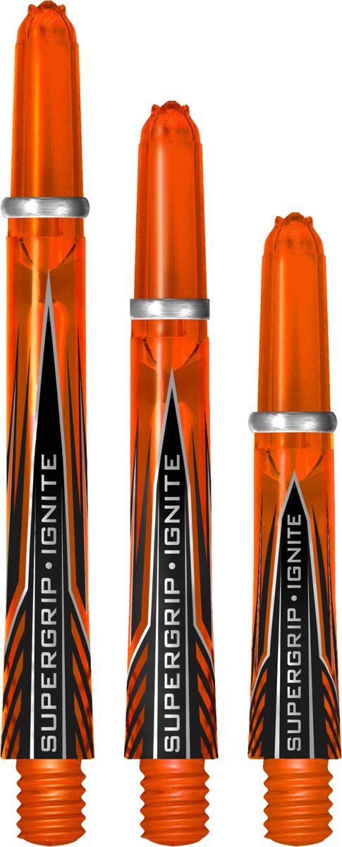 Harrows Supergrip Ignite Orange - Dart Shafts Medium