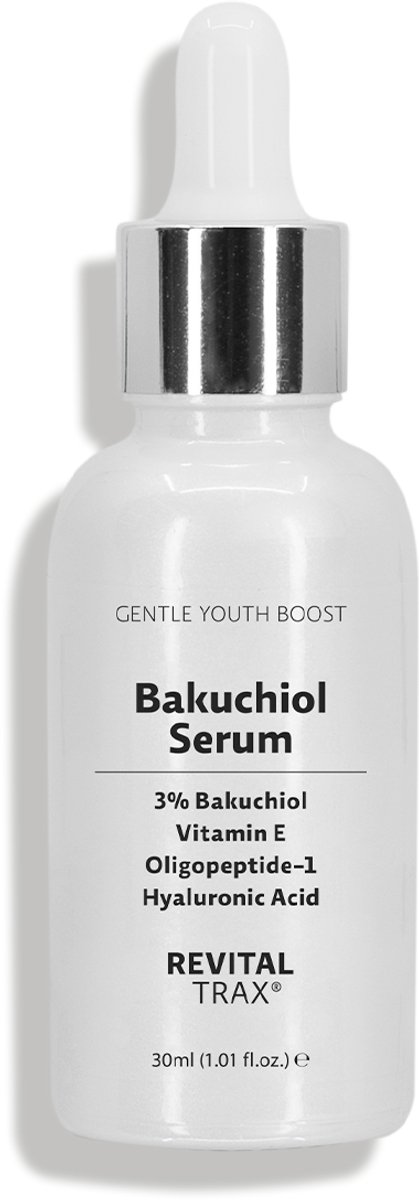 RevitalTrax® - 3% Bakuchiol Serum - 60 ml - Geschikt voor gevoelige huid - Natuurlijke glans - Anti Rimpel - Voedend - Verstevigend - Huidverjonging - Hyadrateert - Kalmeert - Bakuchiol
