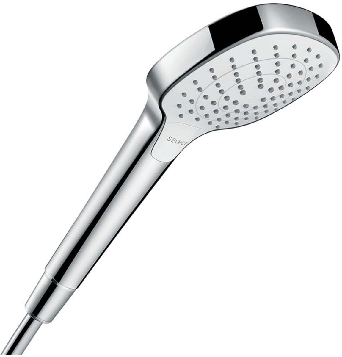 Ibenzoa® Waterbesparende vierkante handdouche met antikalkfunctie en drie instelbare straalsoorten