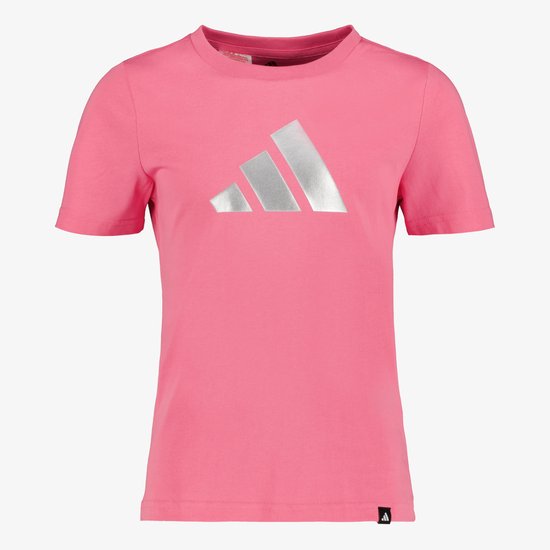 Adidas JG Glam T Pinkfus meisjes sport T-shirt roze Maat 128 bol