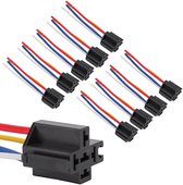 12v gelijkstroom 40A 4 Pin Automobile Relay Wire Waterproof Geïntegreerde Auto A