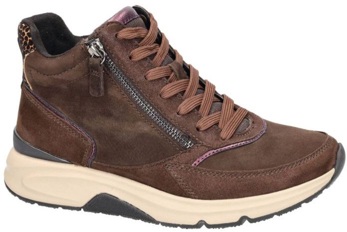 Rollingsoft -Dames - bruin donker - bottines - maat 42