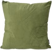 Velvet Olijfgroen Kussenhoes | Fluweel - Polyester | 45 x 45 cm | Groen