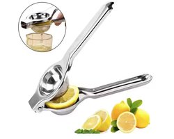 Citroenpers - Citrus handpers - RVS Citruspers - Limoenpers - Citroen- Limoenknijper - Fruit-…