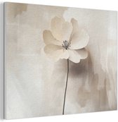 Panneau mural acoustique 100x70 cm - Peinture en Feutre Bloem - Beige - Peinture - Ombre - Panneaux acoustiques - Décoration murale insonorisante - Isolation phonique salon - Décoration murale panneaux sonores