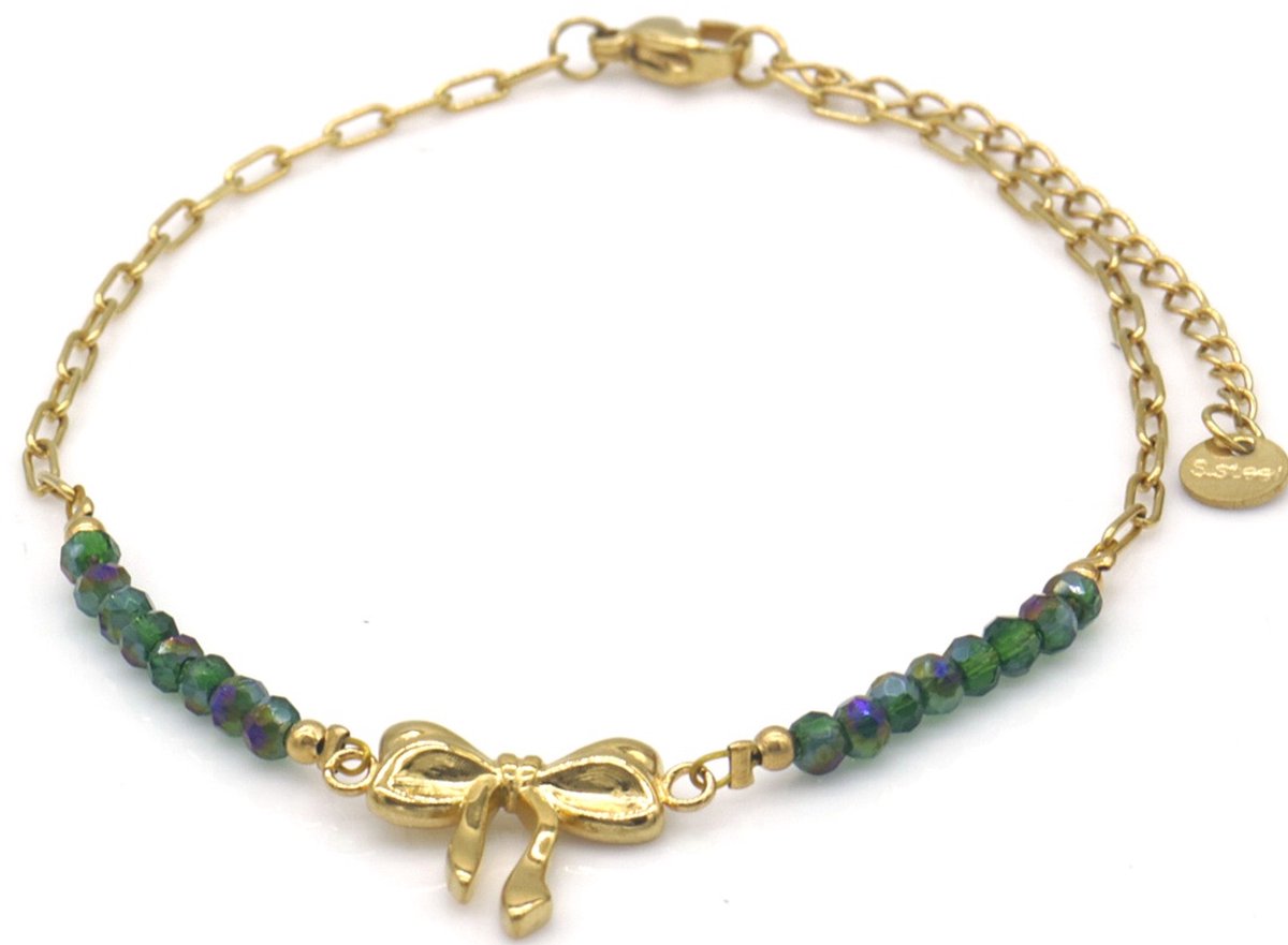 Enkelband Strik – RVS – Tijdloos
