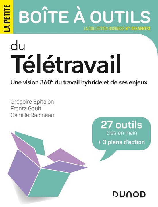 La petite boîte à outils du télétravail - cover