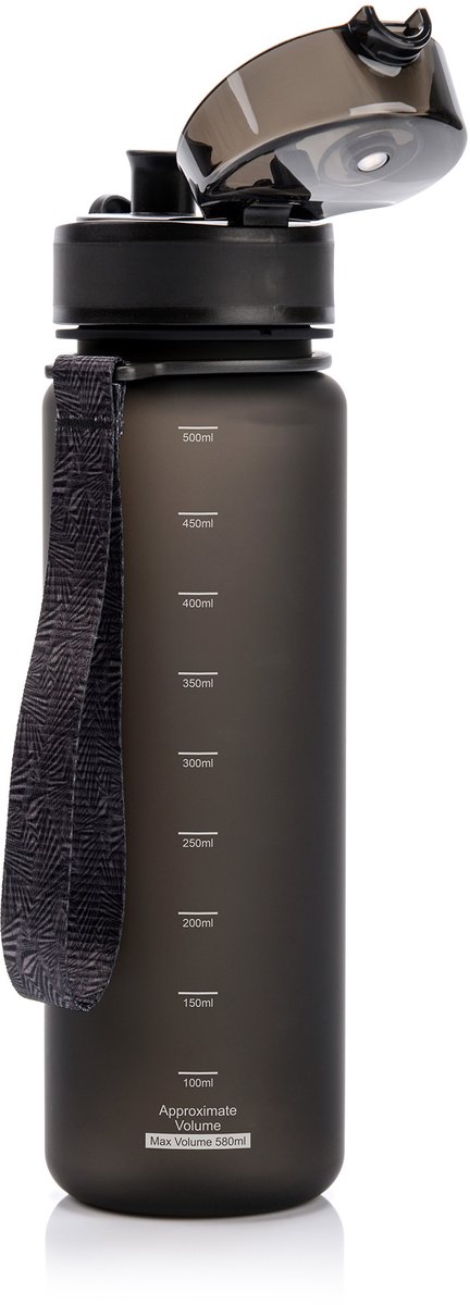 Meteor Sportbidon 500 ml - Fietsbidon - Sportaccessoire - Zwart van Meteor — afbeelding 4