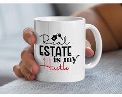 Makelaar Mok, Real Estate Hustle Mok, Cadeau voor Makelaar, Nieuwe Huis Mok, Vastgoed Cadeau Idee, Huis Verkopen Mok