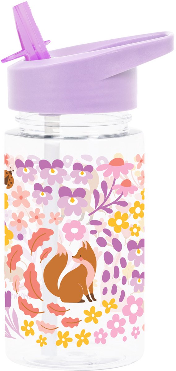 A Little Lovely Company - Drinkfles drinkbus - Bloementuin