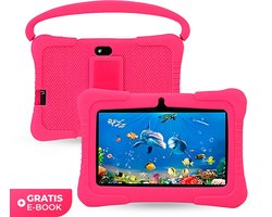 foto van Kindertablet Pro - Vanaf 3 Jaar - 7 Inch - Android 7 - Dual Camera - Kids Tablet - Parental Control - Ouderlijk Toezicht - Roze