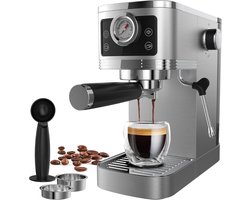 Espressomachine - Koffiezetapparaat - Koffiemachines - Grijs