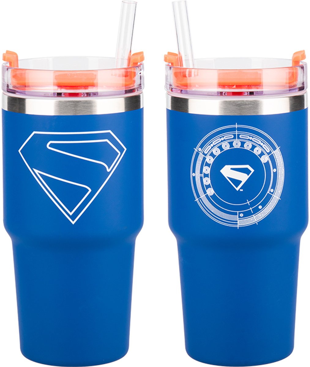 Paladone Dc Comics Superman Theatrical Gamer Multiway Thermosfles Transparant