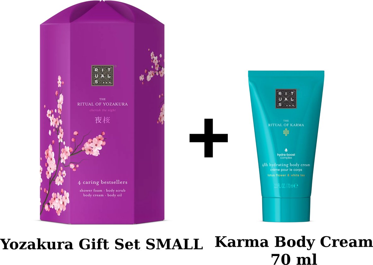 Rituals - Yozakura - Yozakura Gift Set SMALL + Karma Body Cream 70 ml + Gift bag