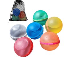 Toylandia Herbruikbare Waterballonnen - Set van 6 - Magnetisch - Milieuvriendelijk - Voor Kinderen en Volwassenen